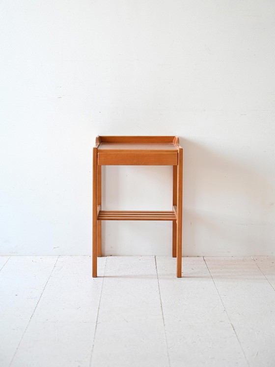 Image 1 of Table de nuit scandinave en teck