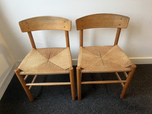 2 X chaises de salle à manger Børge Mogensen