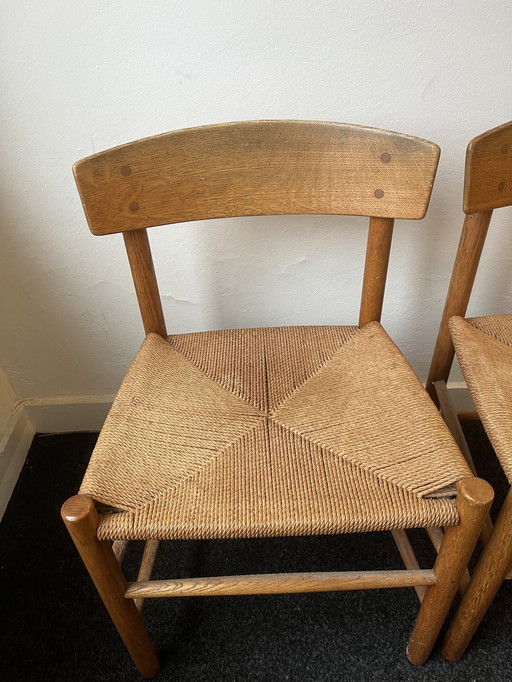 2 X chaises de salle à manger Børge Mogensen