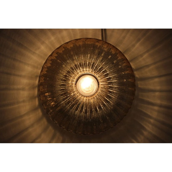 Image 1 of Lampe de table en verre vintage, Tchécoslovaquie 1970