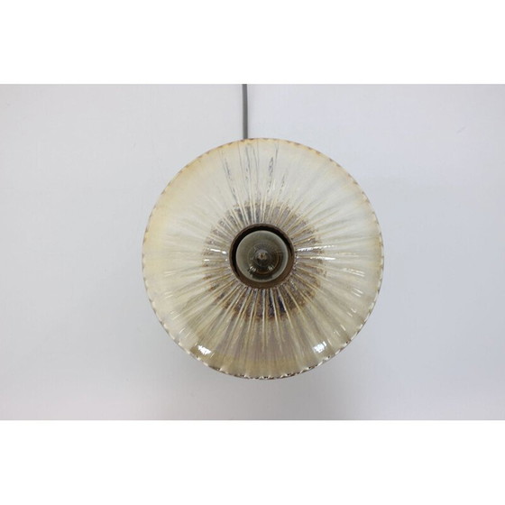 Image 1 of Lampe de table en verre vintage, Tchécoslovaquie 1970