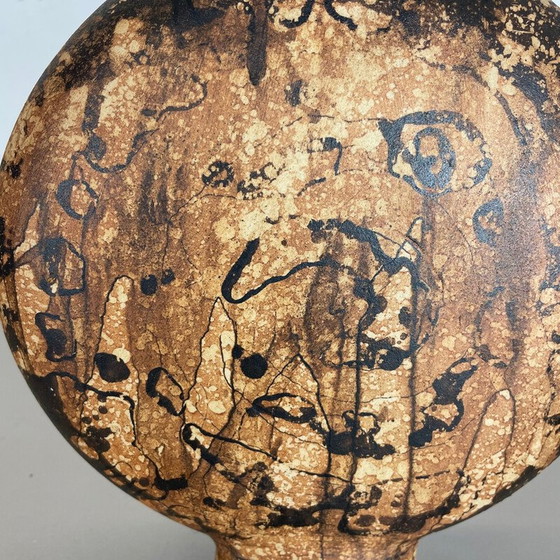 Image 1 of Vase vintage en grès de Gerhard Liebenthron, Allemagne 1970