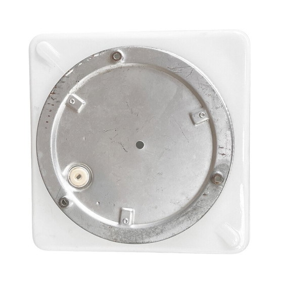 Image 1 of Plafonnier vintage carré en verre blanc pour RZB Bamberg, Allemagne 1970