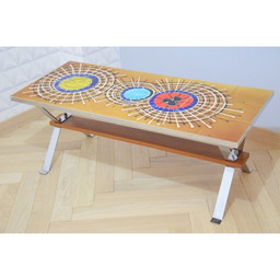 Table basse vintage de Juliette Belarti, 1970