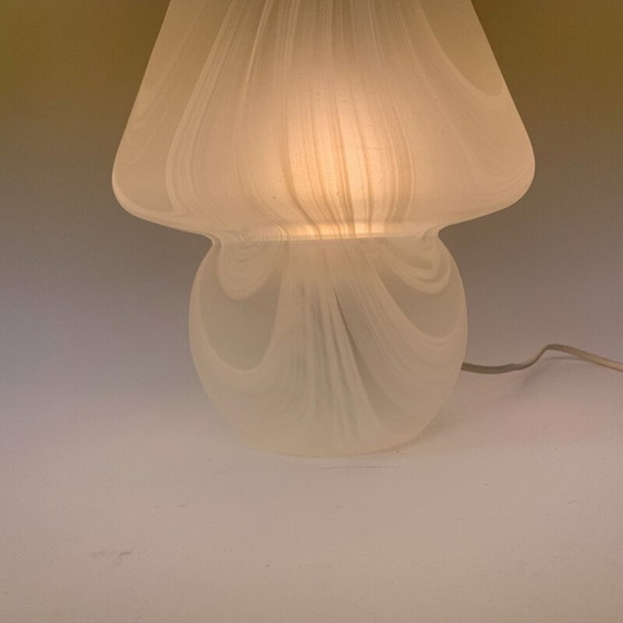 Image 1 of Lampe de table vintage en verre Mushroom, 1970