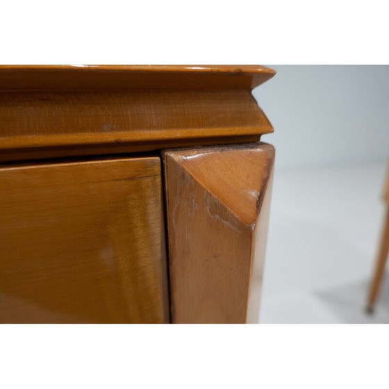 Image 1 of Paire de tables de nuit en bois du Mid Century, Italie années 1960