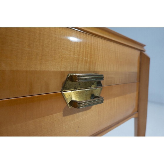 Image 1 of Paire de tables de nuit en bois du Mid Century, Italie années 1960