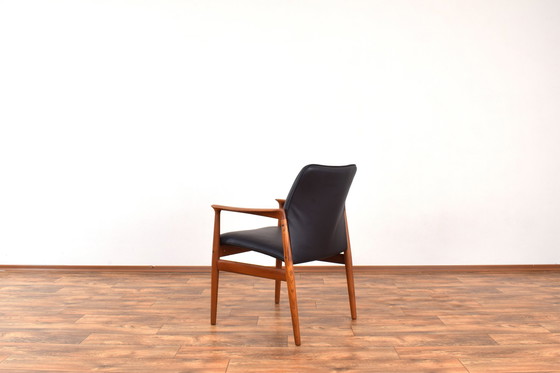 Image 1 of Fauteuil en teck danois du Mid Century par Grete Jalk pour Glostrup, années 1960.