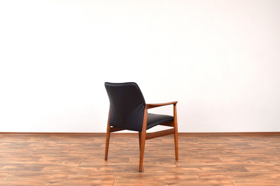 Image 1 of Fauteuil en teck danois du Mid Century par Grete Jalk pour Glostrup, années 1960.