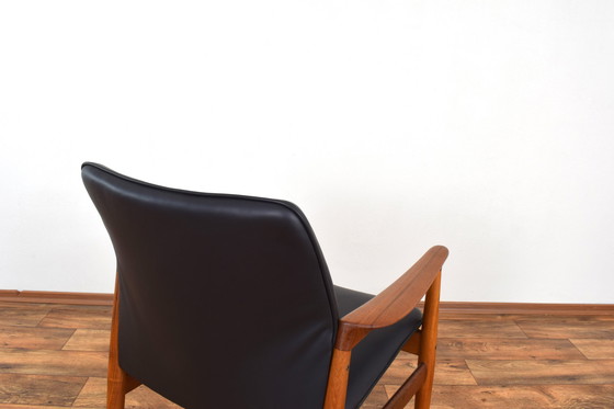 Image 1 of Fauteuil en teck danois du Mid Century par Grete Jalk pour Glostrup, années 1960.