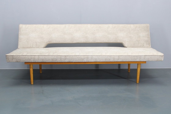 Image 1 of 1960S Miroslav Navratil Convertible Restored Daybed Sofa, Czechoslovakia