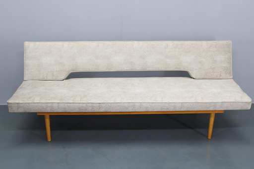 1960S Miroslav Navratil Convertible Restored Daybed Sofa, Czechoslovakia