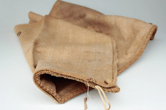 Image 1 of Sac de toile antique / sac à grain 1910Er, Trochtelfingen Restaurant "Zum Rößle