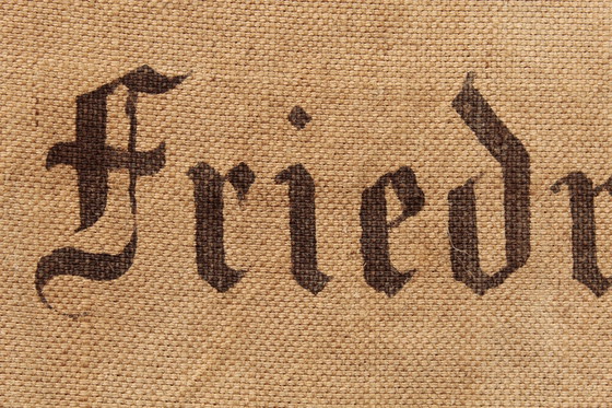 Image 1 of Sac de toile antique / sac à grain 1910Er, Trochtelfingen Restaurant "Zum Rößle