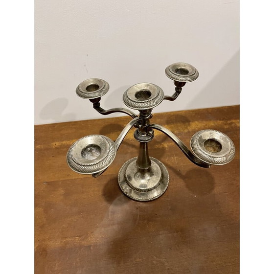 Image 1 of Chandelier vintage à 5 branches