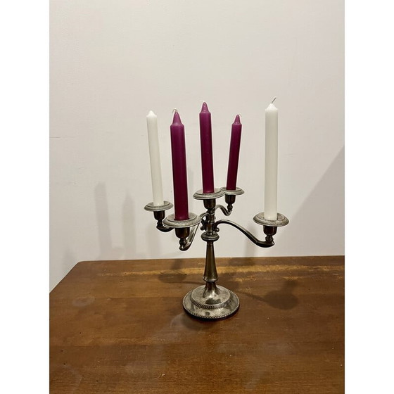 Image 1 of Chandelier vintage à 5 branches