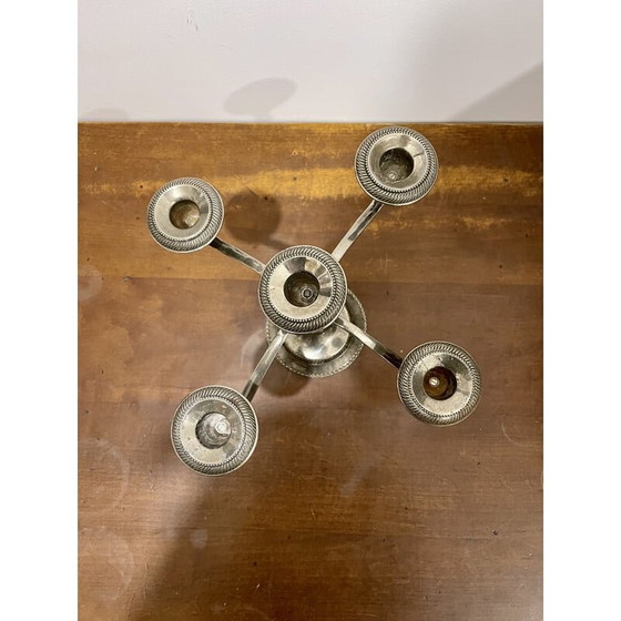 Image 1 of Chandelier vintage à 5 branches