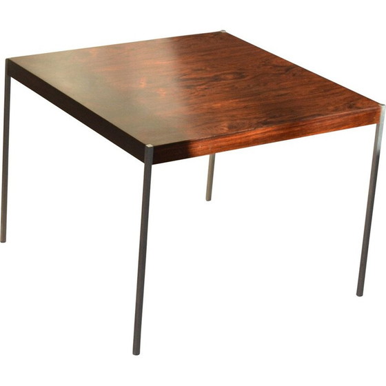 Image 1 of Table basse vintage luxueuse en bois de rose par Östen et Uno Kristiansson, Suède 1962