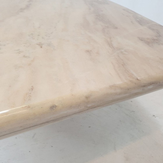 Image 1 of Table basse vintage en marbre, Italie 1970