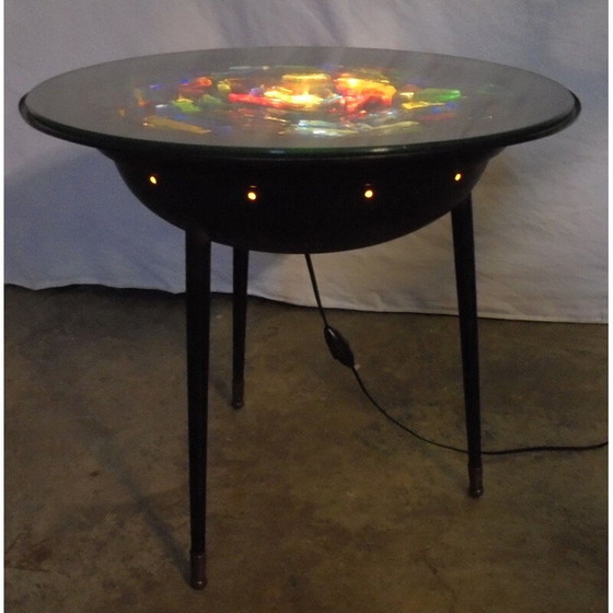 Image 1 of Table basse vintage en métal peint, 1950