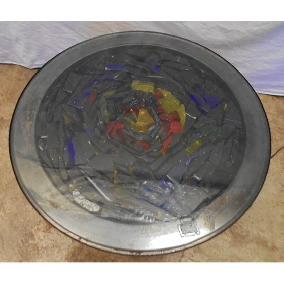 Image 1 of Table basse vintage en métal peint, 1950