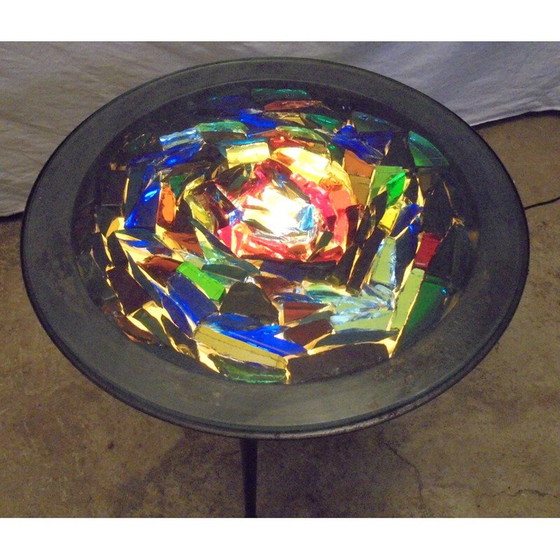 Image 1 of Table basse vintage en métal peint, 1950