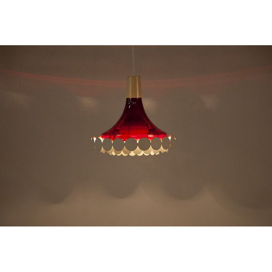 Image 1 of Plafonnier géométrique vintage de Doria Leuchten, 1970