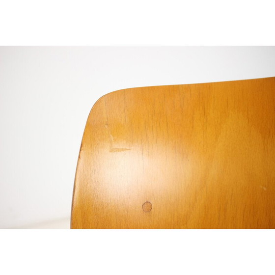 Image 1 of Paire de chaises vintage en bois de hêtre et tissu par Ton, Tchécoslovaquie 1965s