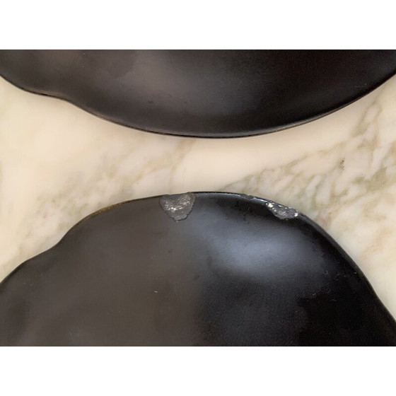 Image 1 of Ensemble d'assiettes en céramique vintage par Pol Chambost