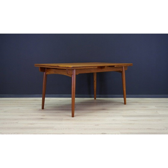 Image 1 of Table en bois, modèle AT-312, design danois, années 1960, designer : Hans J. Wegner, fabricant : Andreas Tuck