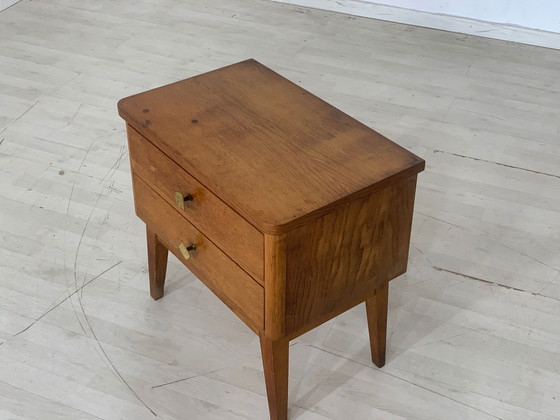 Image 1 of Mid Century table de chevet commode vintage