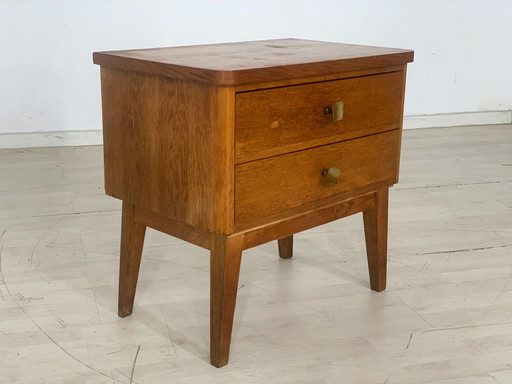 Mid Century table de chevet commode vintage