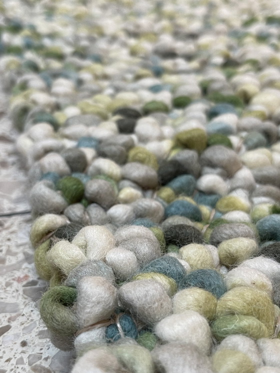 Image 1 of Brink & Campman Pebble Carpet Fresh Green New