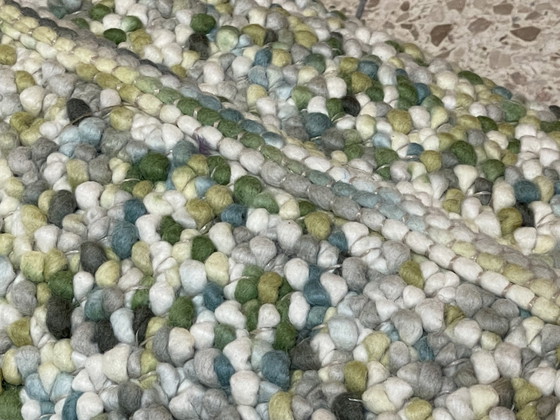 Image 1 of Brink & Campman Pebble Carpet Fresh Green New