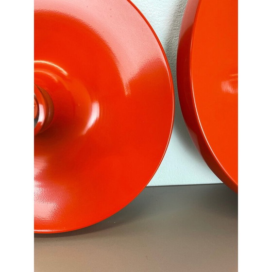 Image 1 of Paire d'appliques vintage en aluminium pour Honsel Ligjhts, Allemagne 1970