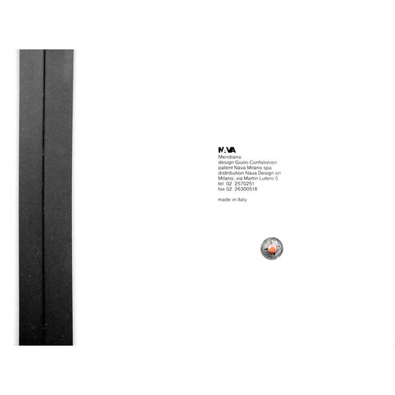 Image 1 of Calendrier vintage Meridiana 'Leonardo' par Studio Paolo Nava Milano 1978