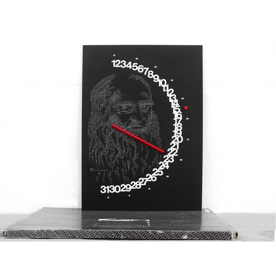 Image 1 of Calendrier vintage Meridiana 'Leonardo' par Studio Paolo Nava Milano 1978
