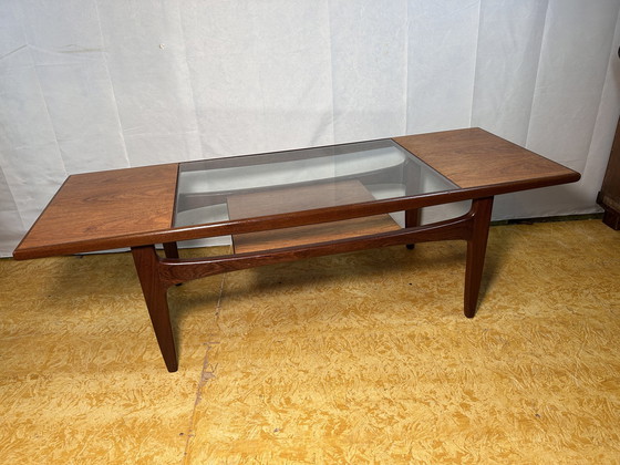 Image 1 of Mid Century Retro Vintage Teck Coffee Table By Gplan Fresco Range "Mad Man" 1960