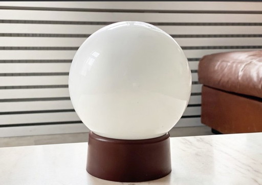 Plafonnier / Lampe de plafond Globe en verre vintage