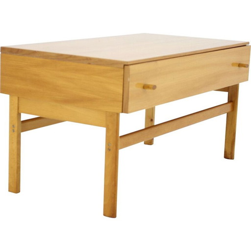 Commode vintage en bouleau, Tchécoslovaquie 1970