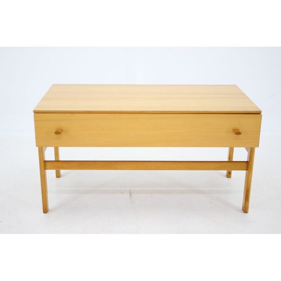 Image 1 of Commode vintage en bouleau, Tchécoslovaquie 1970