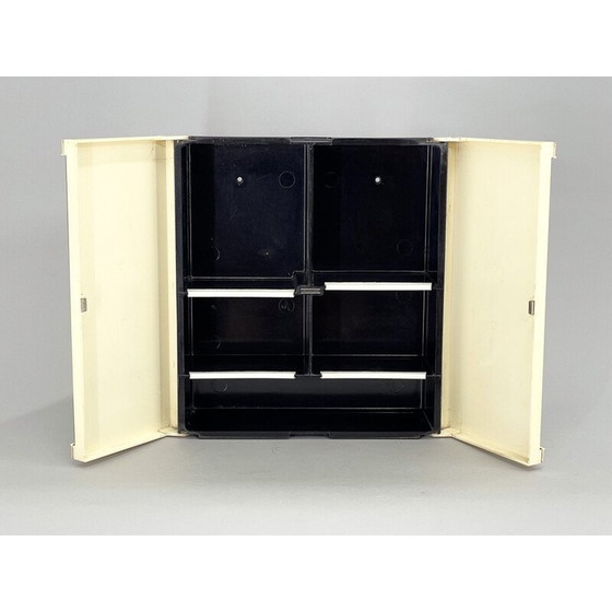 Image 1 of Armoire murale vintage en plastique avec miroir pour salle de bain, 1960