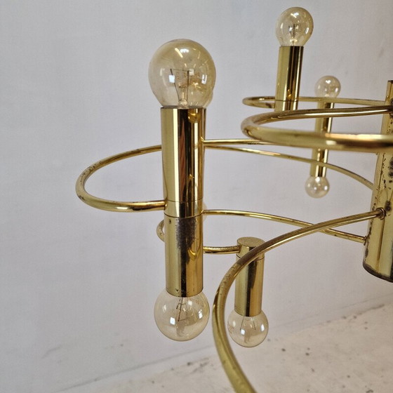 Image 1 of Lustre vintage de Gaetano Sciolari, Italie 1970