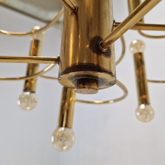 Image 1 of Lustre vintage de Gaetano Sciolari, Italie 1970