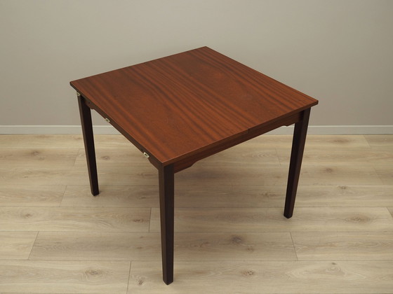 Image 1 of Table en acajou, Design danois, 1970S, Production : Danemark