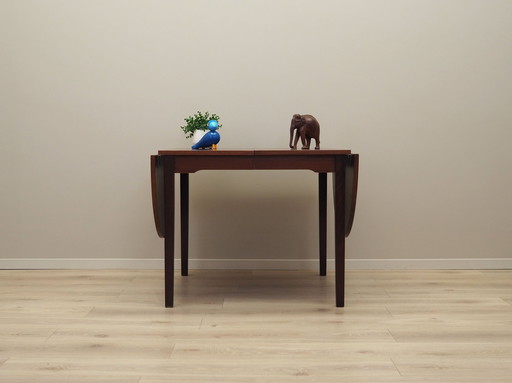 Table en acajou, Design danois, 1970S, Production : Danemark