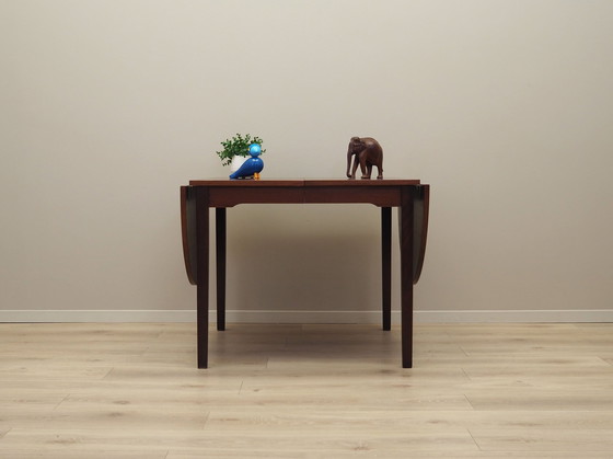 Image 1 of Table en acajou, Design danois, 1970S, Production : Danemark