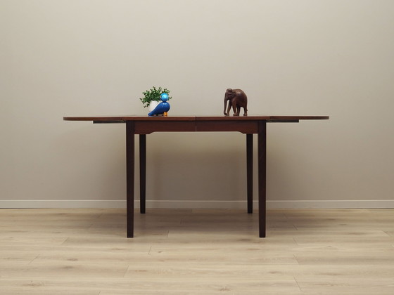 Image 1 of Table en acajou, Design danois, 1970S, Production : Danemark