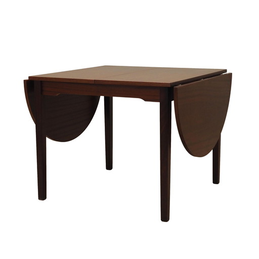 Table en acajou, Design danois, 1970S, Production : Danemark