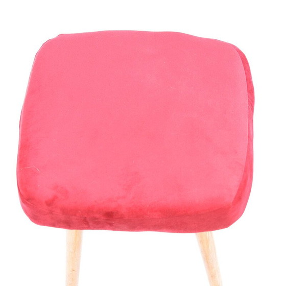 Image 1 of Tabouret à bâtons vintage par Dolnośląska Fabryka Mebli, Pologne 1960s